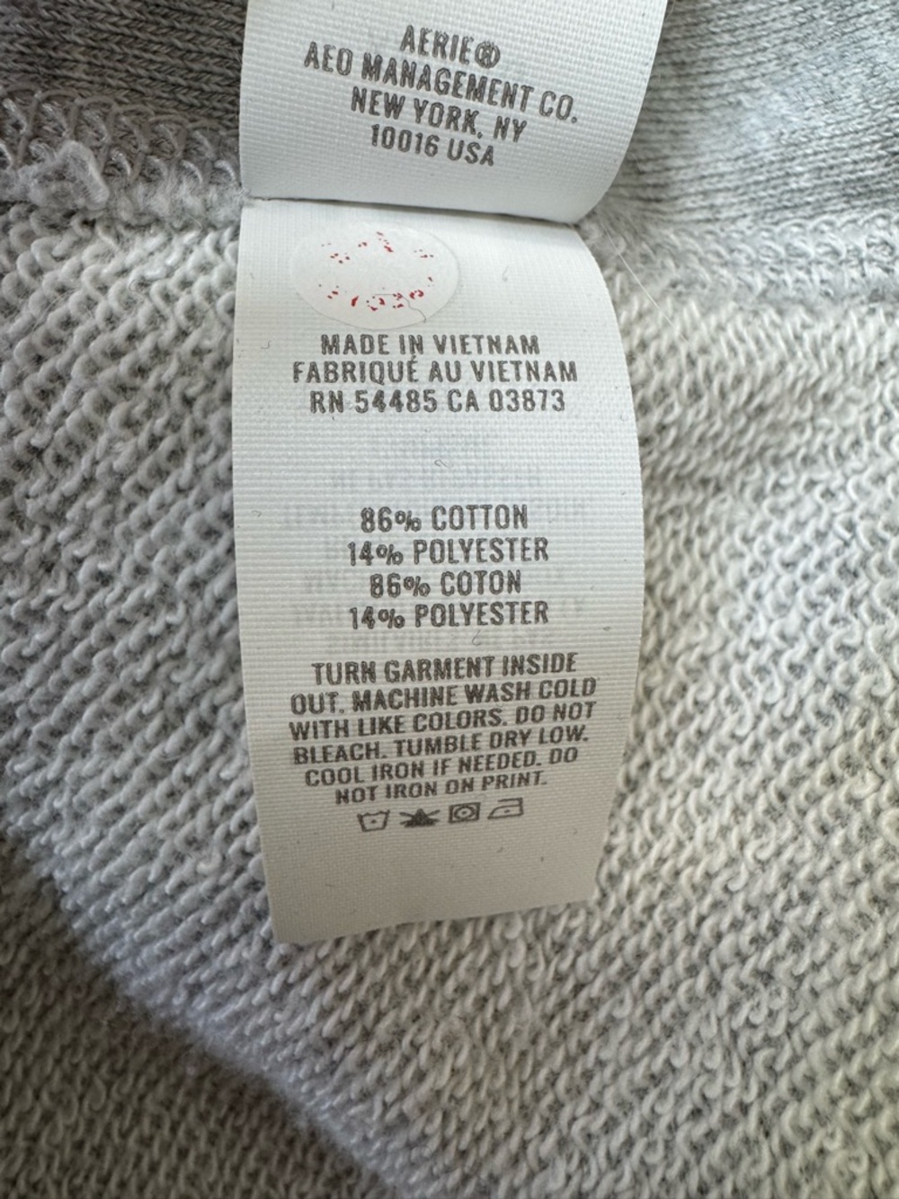 Aerie Vacay Everyday V-Neck Sweatshirt Women’s XXL Oversized Loungewear Travel - Picture 11 of 12